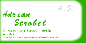 adrian strobel business card